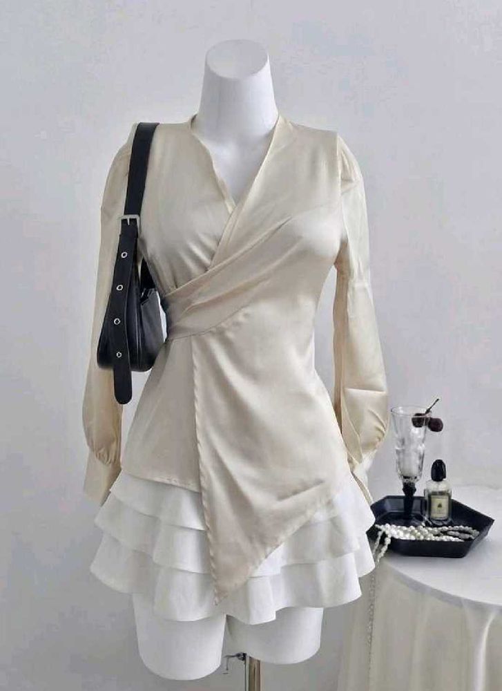 Elegant Wrap Top