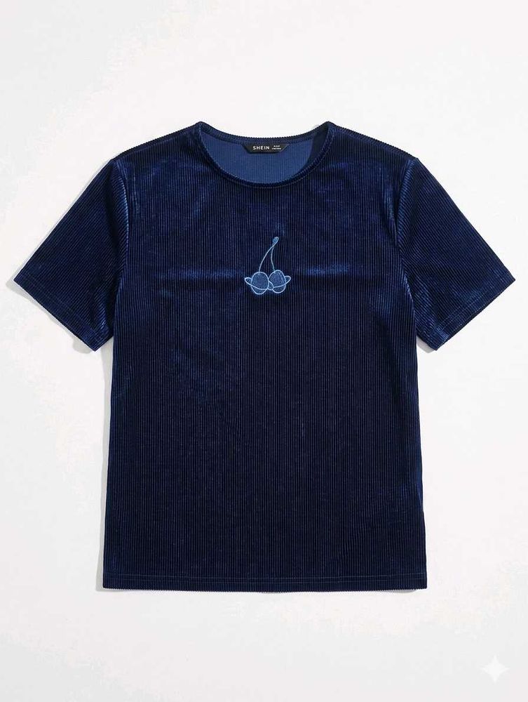 Fitted Jazz Blue Top