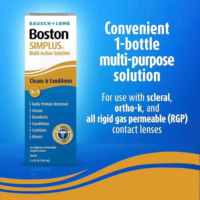 RGP LENS sol. - Boston Simplus Multi-Action So