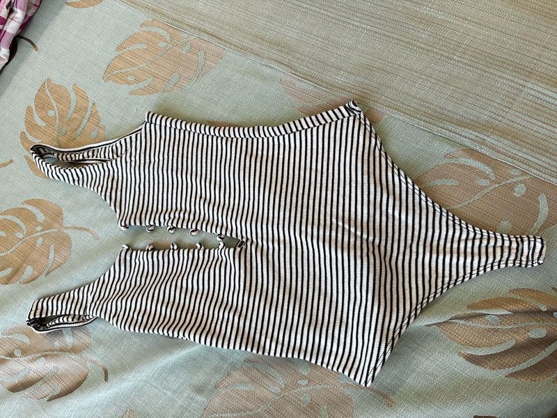 Striped Bikini Set