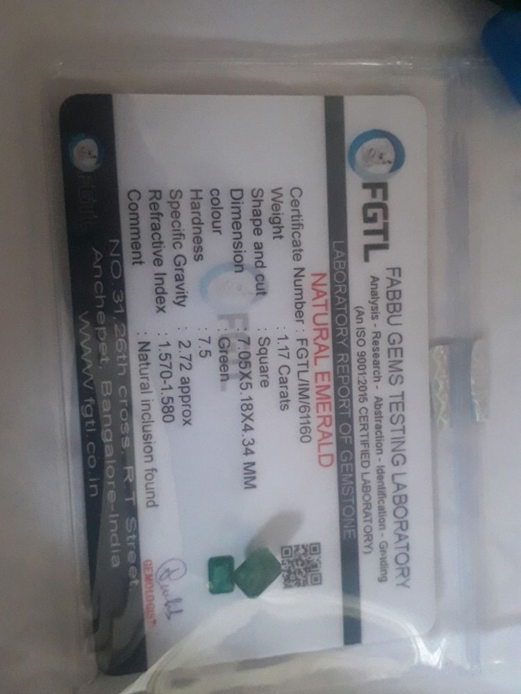 Natural Zambian emrald