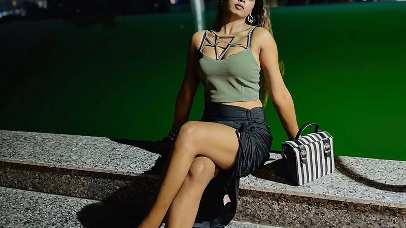 Stylish Crop Top with Unique Strap Design