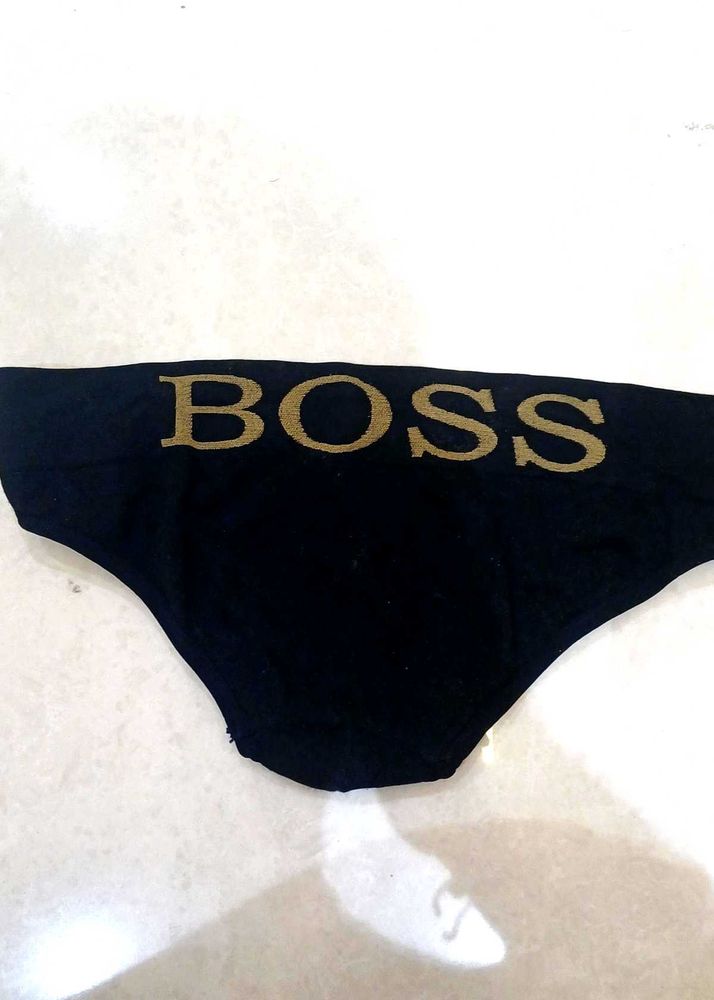 BOSS Men's Black Briefs