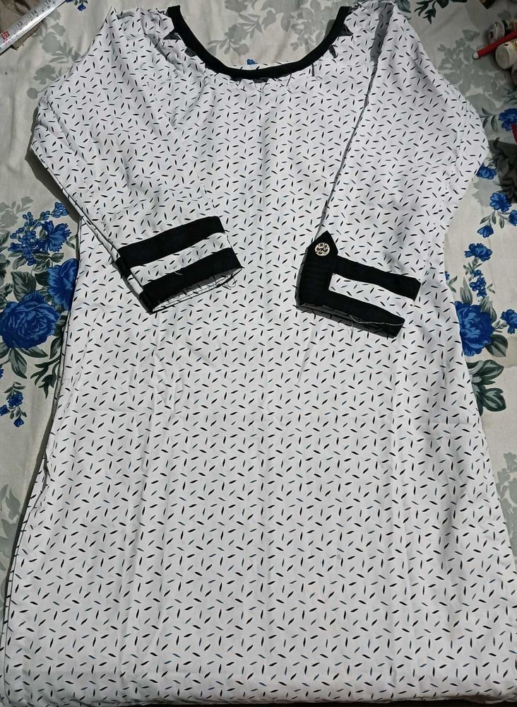 White &amp; 👗Black Kurta 38