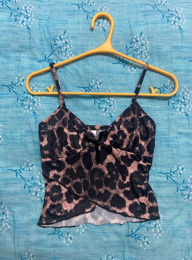 🎀 Animal Print Cami Top