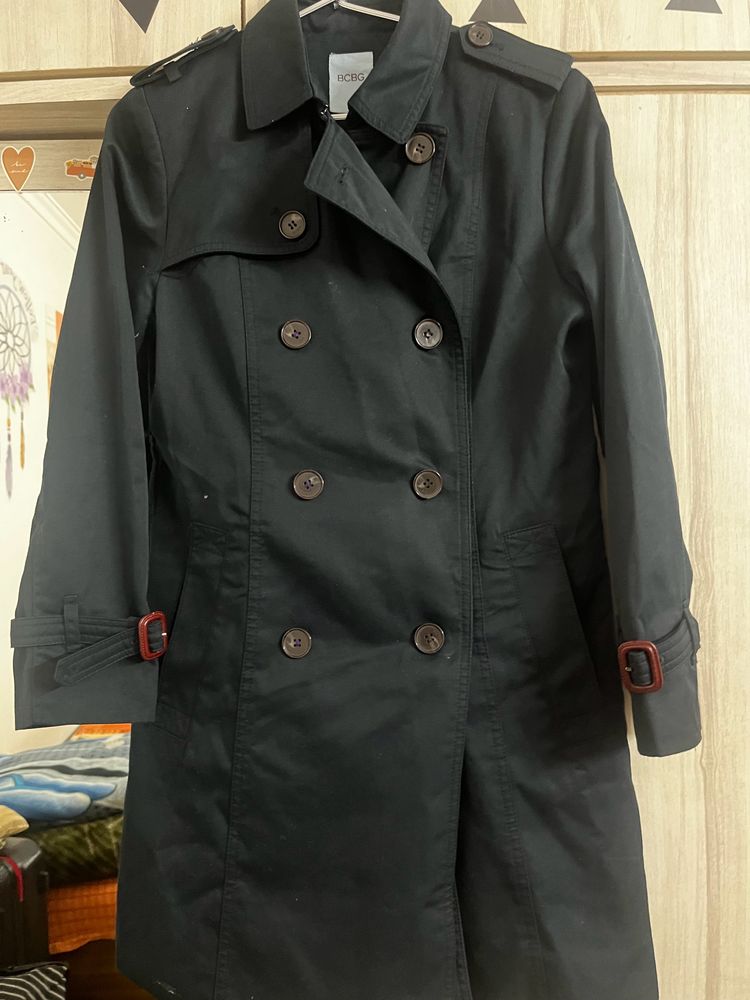 Women Black Coat Medium Size Winter Wear