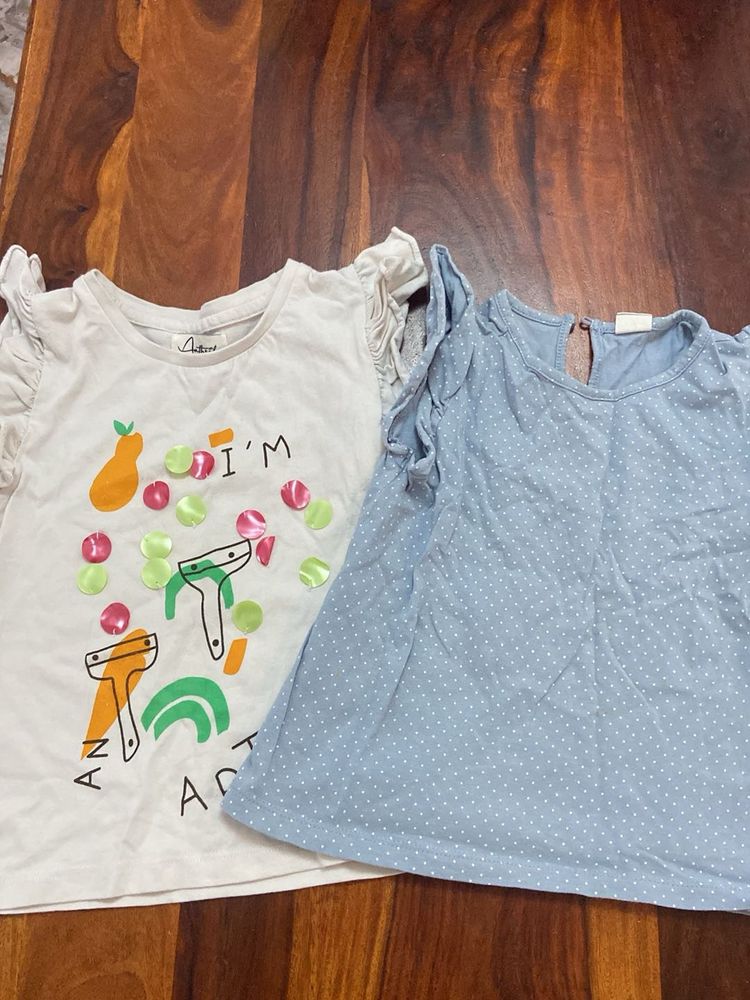 Cute Girls' Tops Set