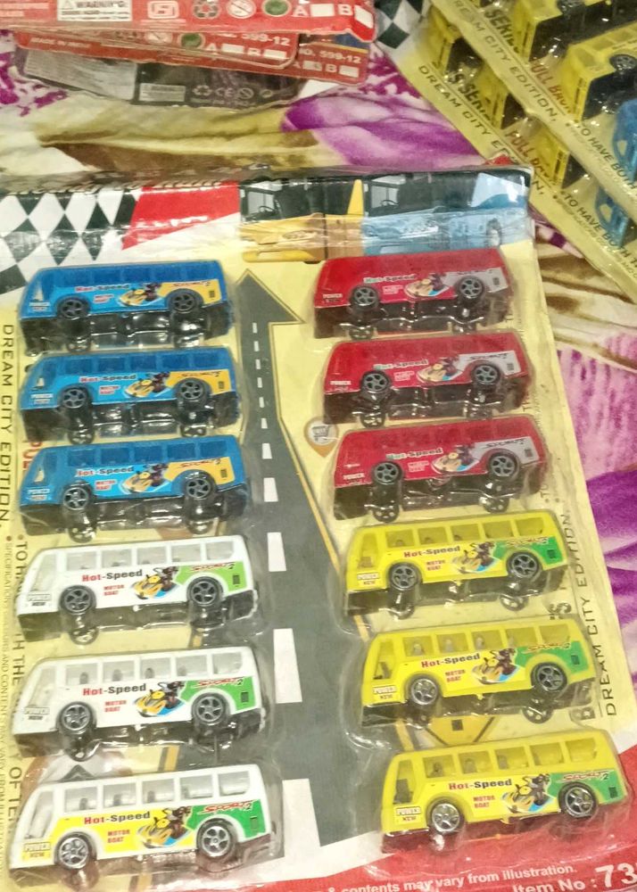 Toy Bus Set - Dream City Edition