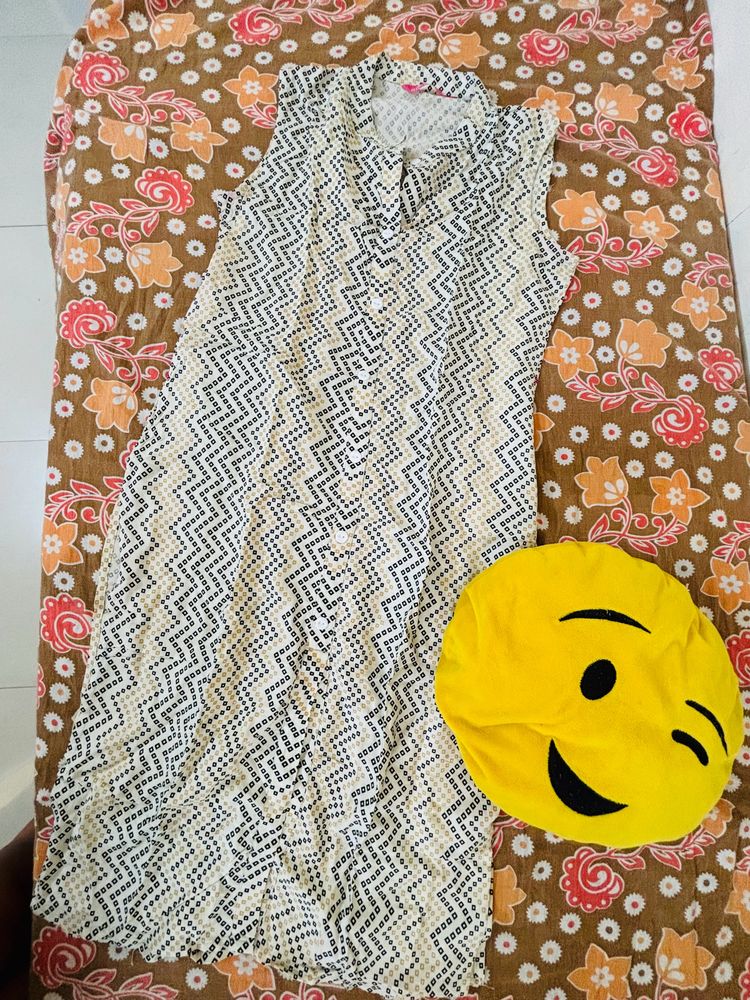 Cream Color Modern Kurta🤍