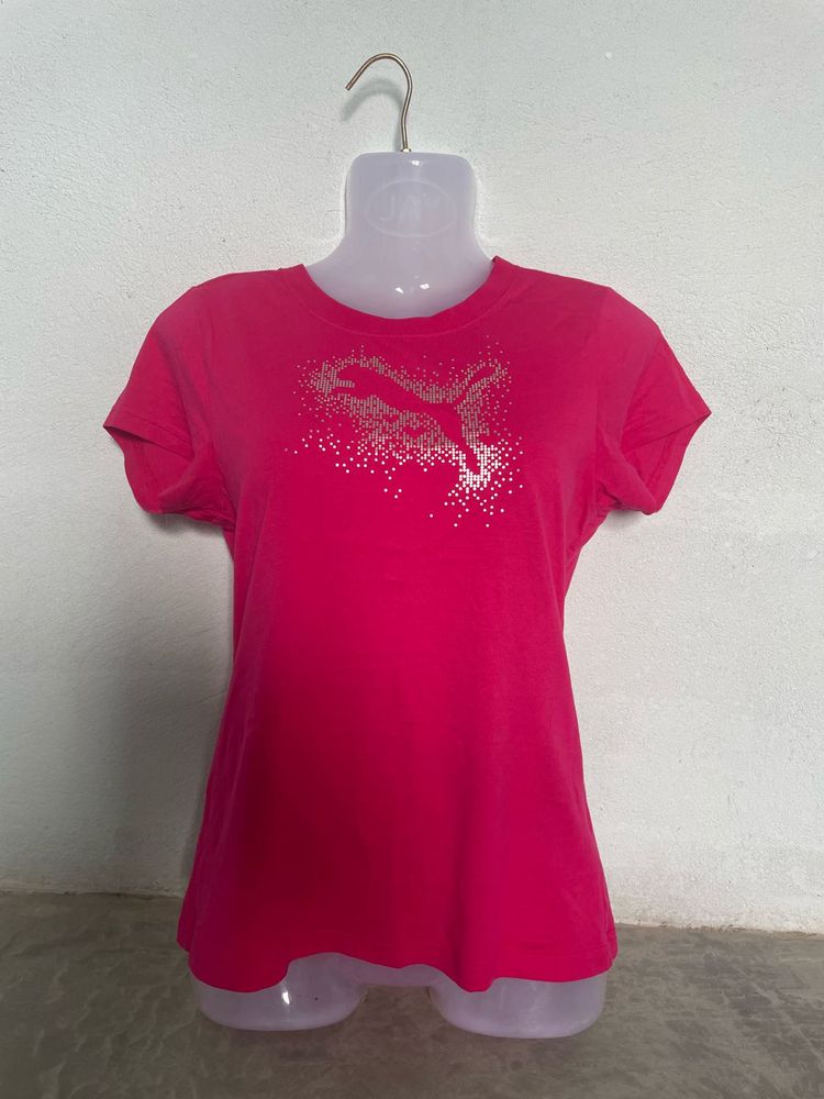 Pink Puma T-shirt