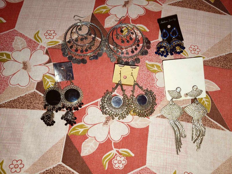 Boho Jhumka Earrings Set