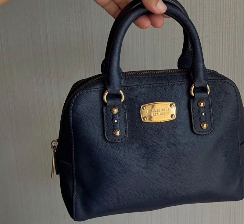 Michael Kors orignal Navy Satchel Handbag