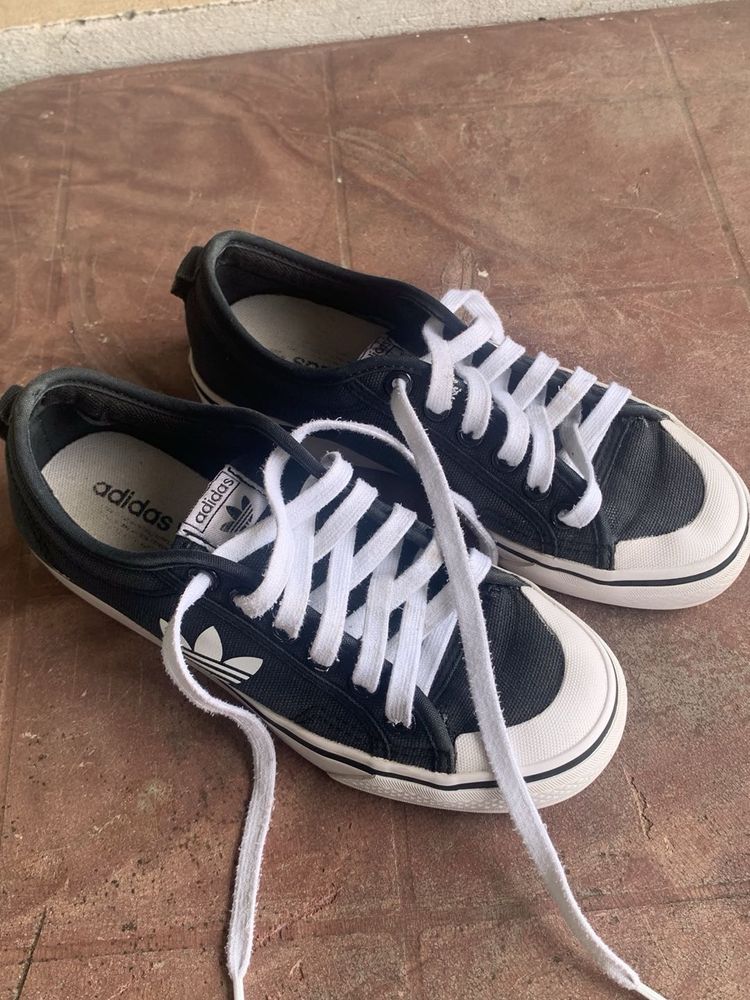Adidas Black &amp; White Sneakers