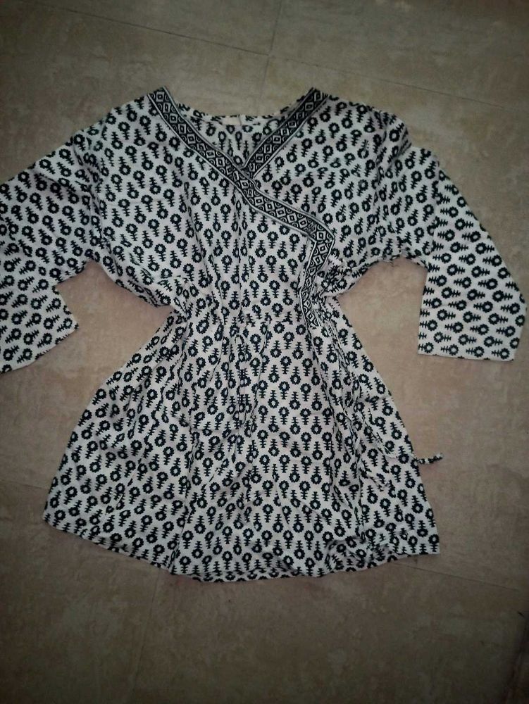 Patterned short Kurta