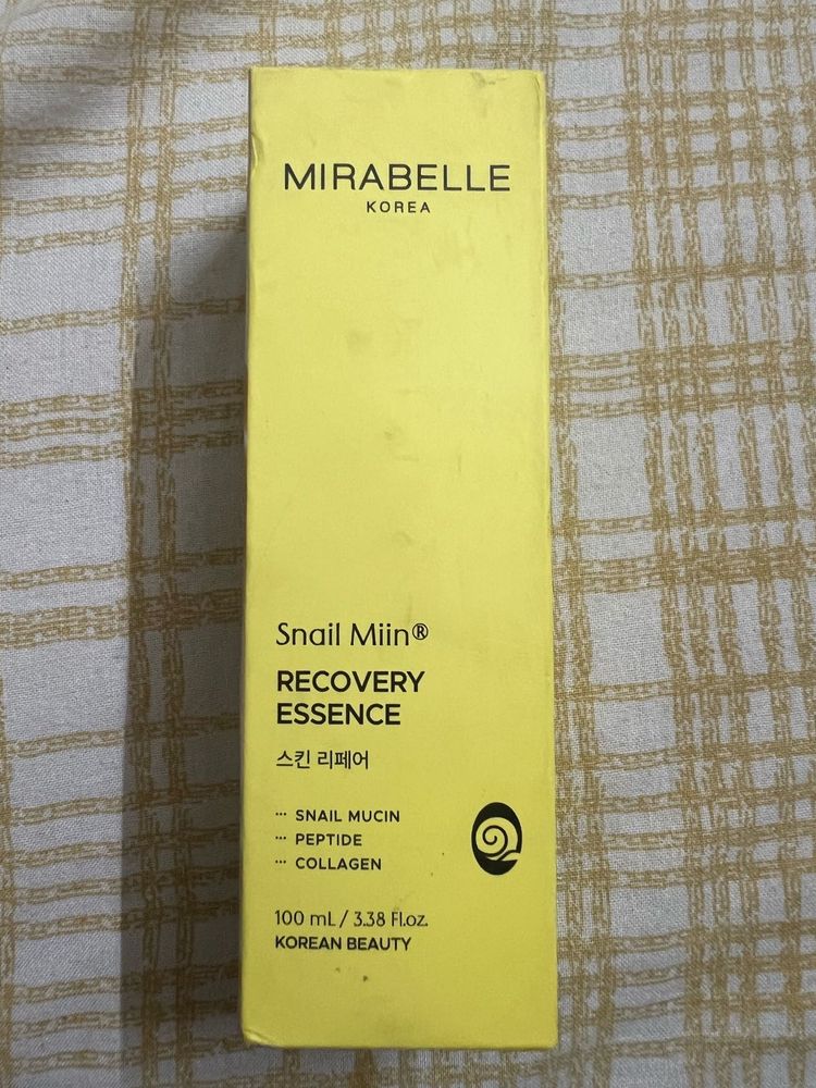 sealed Mirabelle Snail Mucin Recovery Essenc