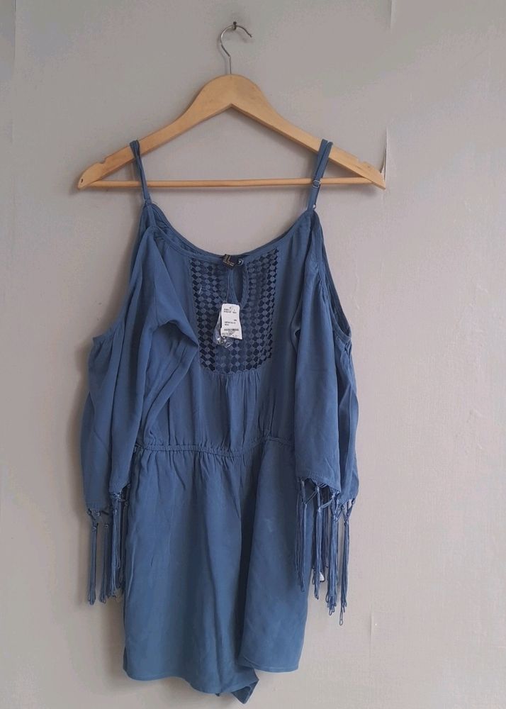 Forever 21 Blue Jumpsuit | Bust 38 | Length 31