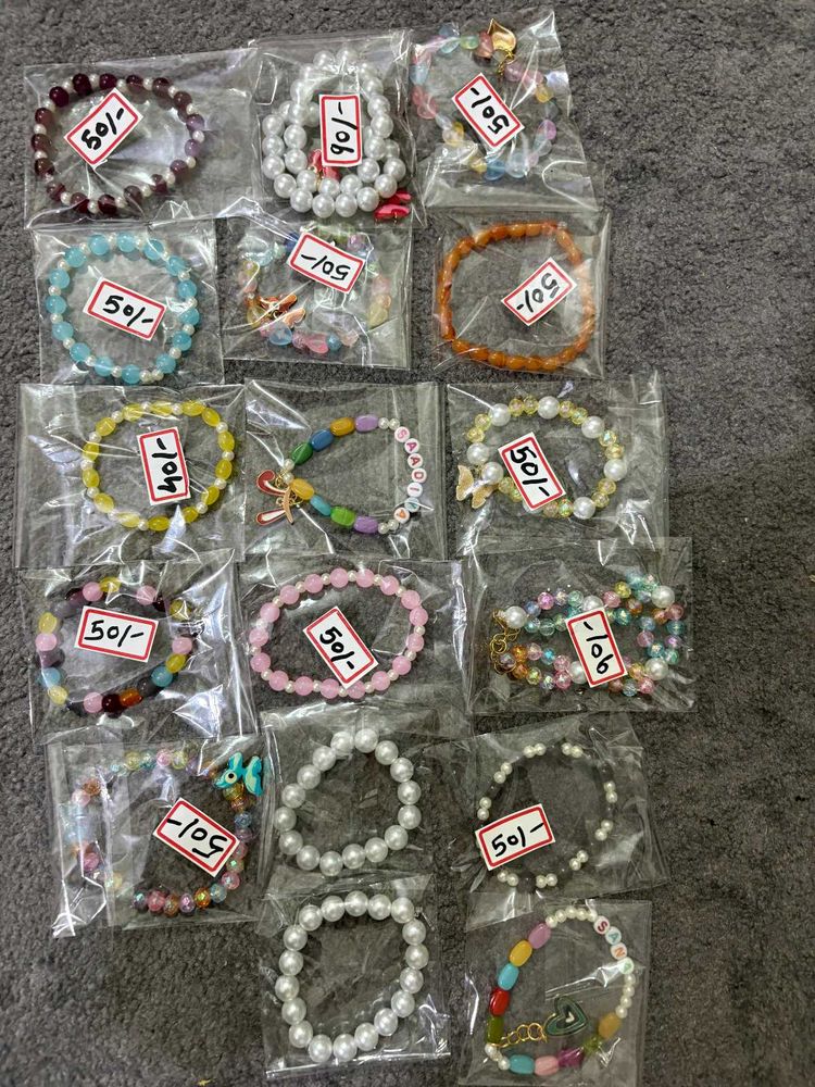 Assorted Beaded Bracelets