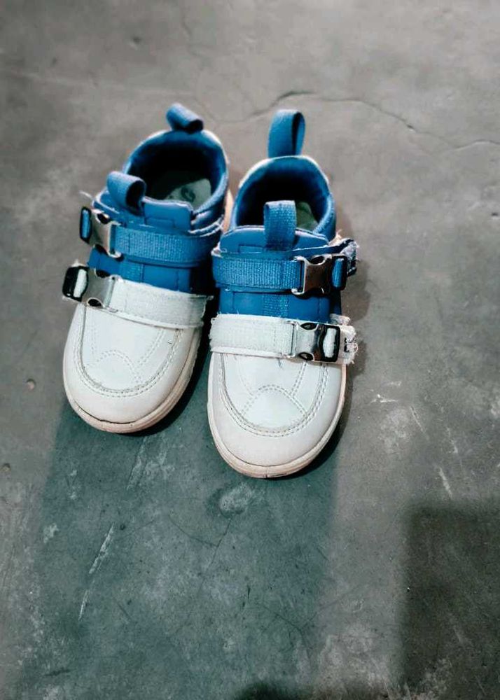 Blue &amp; White Toddler Sneakers