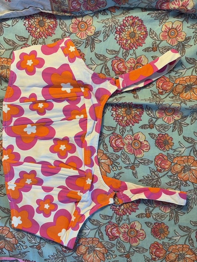 Floral Corset Top
