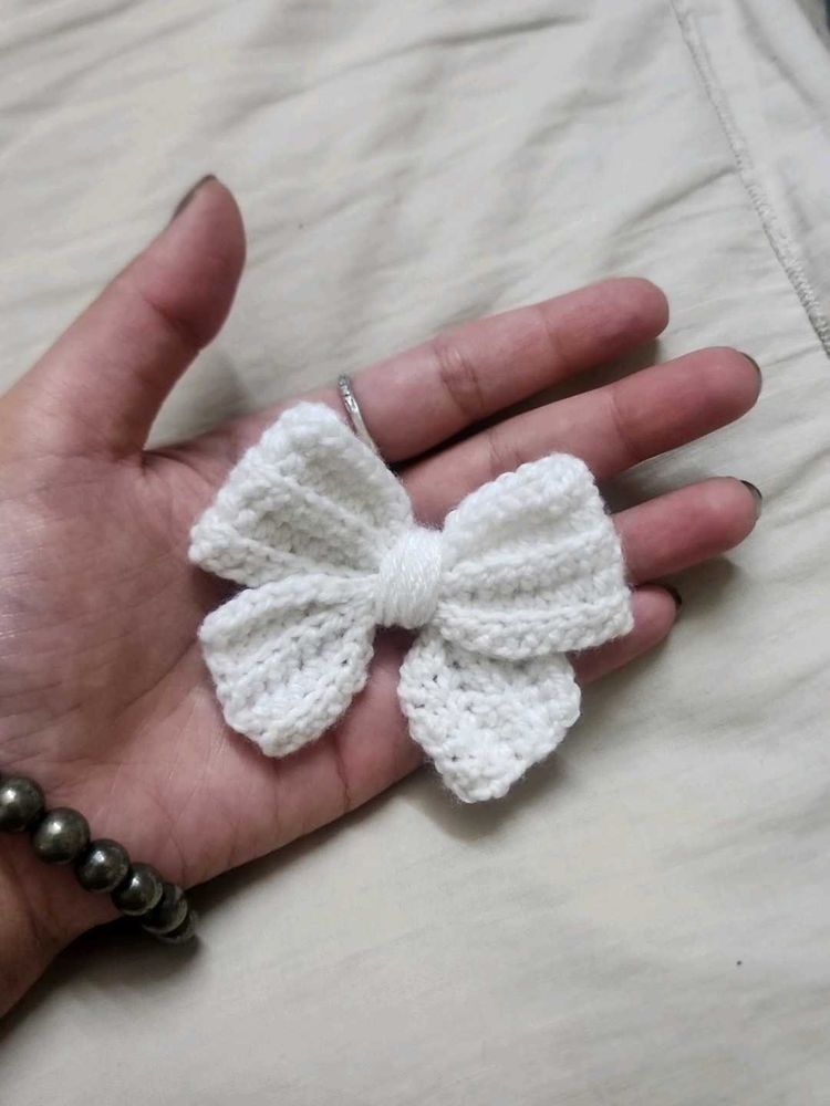 Crochet Bow Keychain 🌸✨️