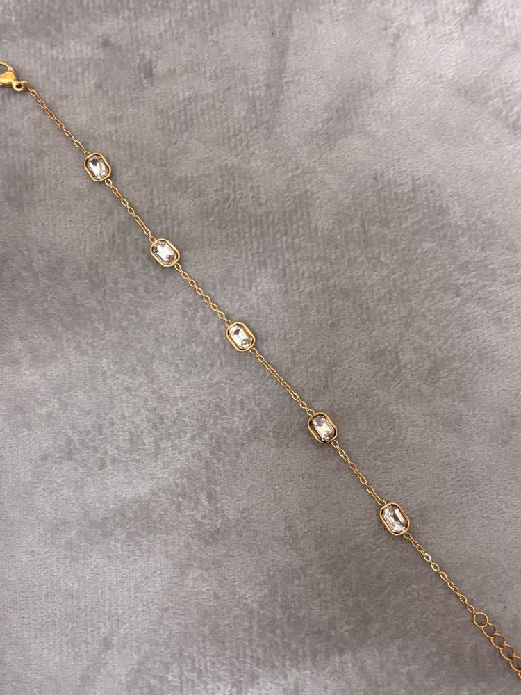 Crystal Elegance Chain Bracelet