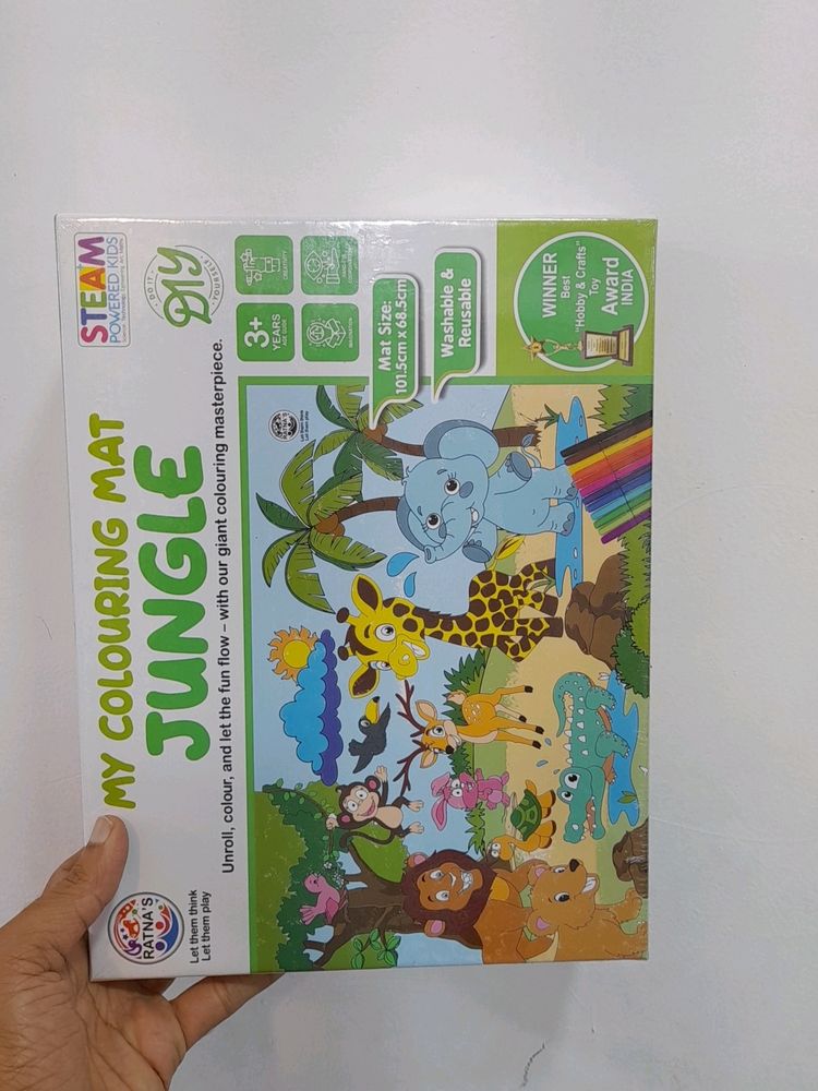 My Colouring Mat Jungle