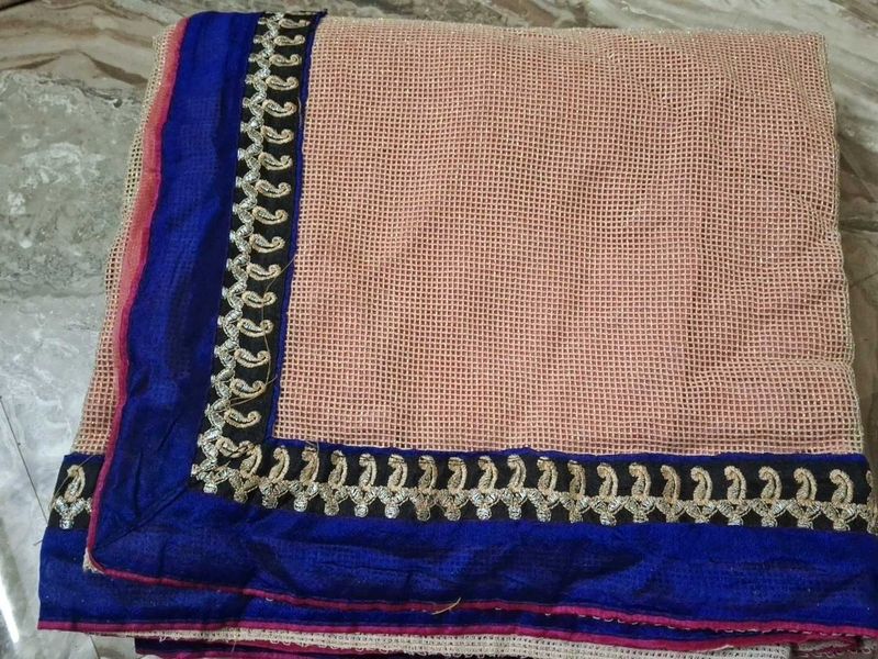 Jute Meterial Half Petern Saree