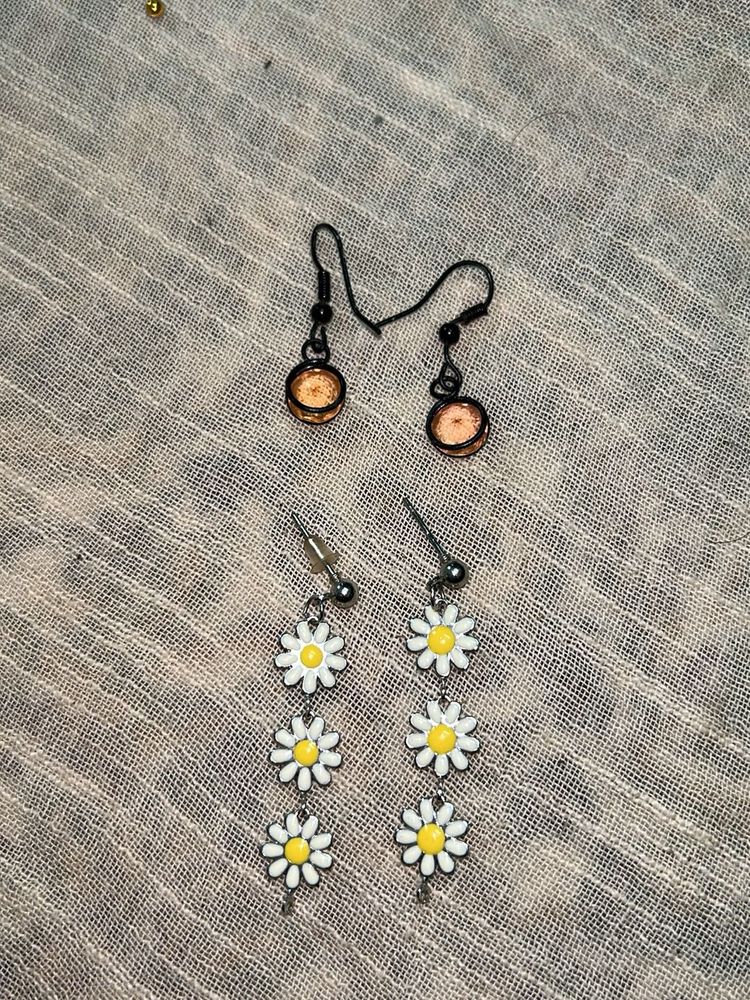 Cute Daisy Drop Earrings