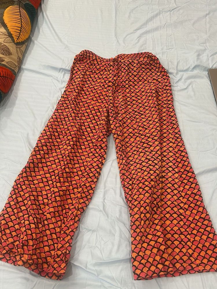multi coloured palazzo