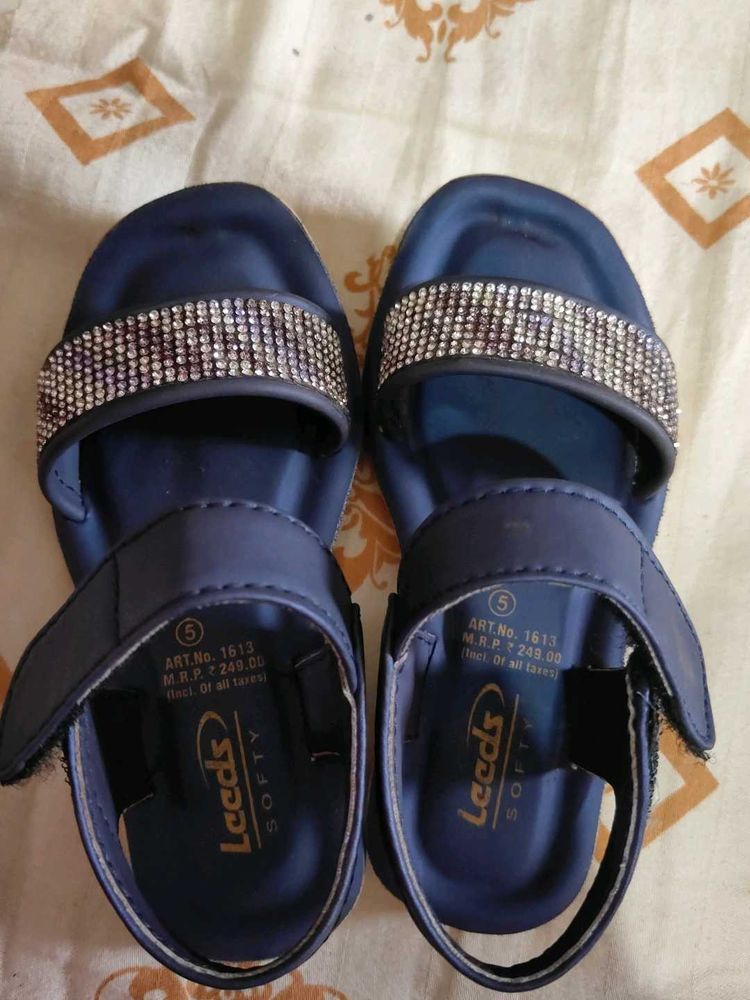 Sparkly Navy Blue Sandals