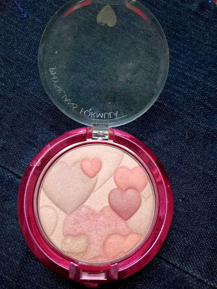 FREE lipstick with Heart Shaped Powder Blush