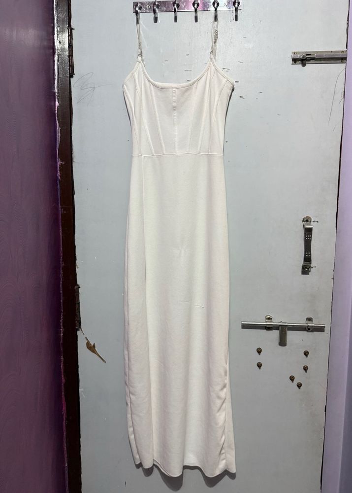 White Slip Dress