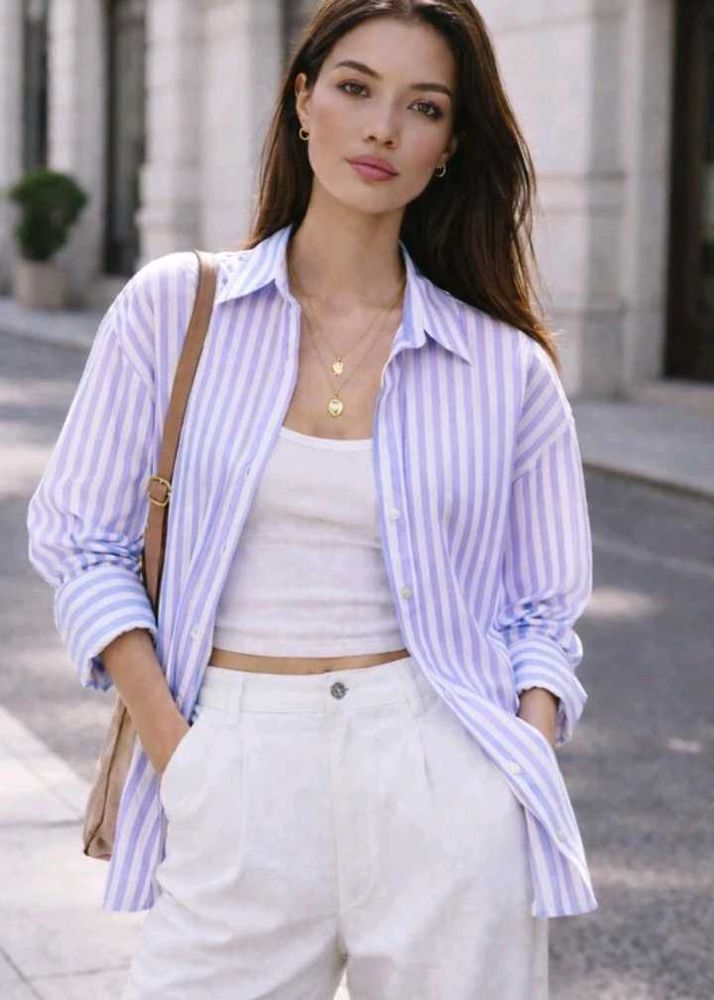 Striped Oversized Shirt
