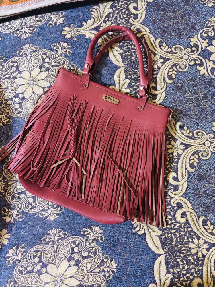 Fringe Detail Handbag😍