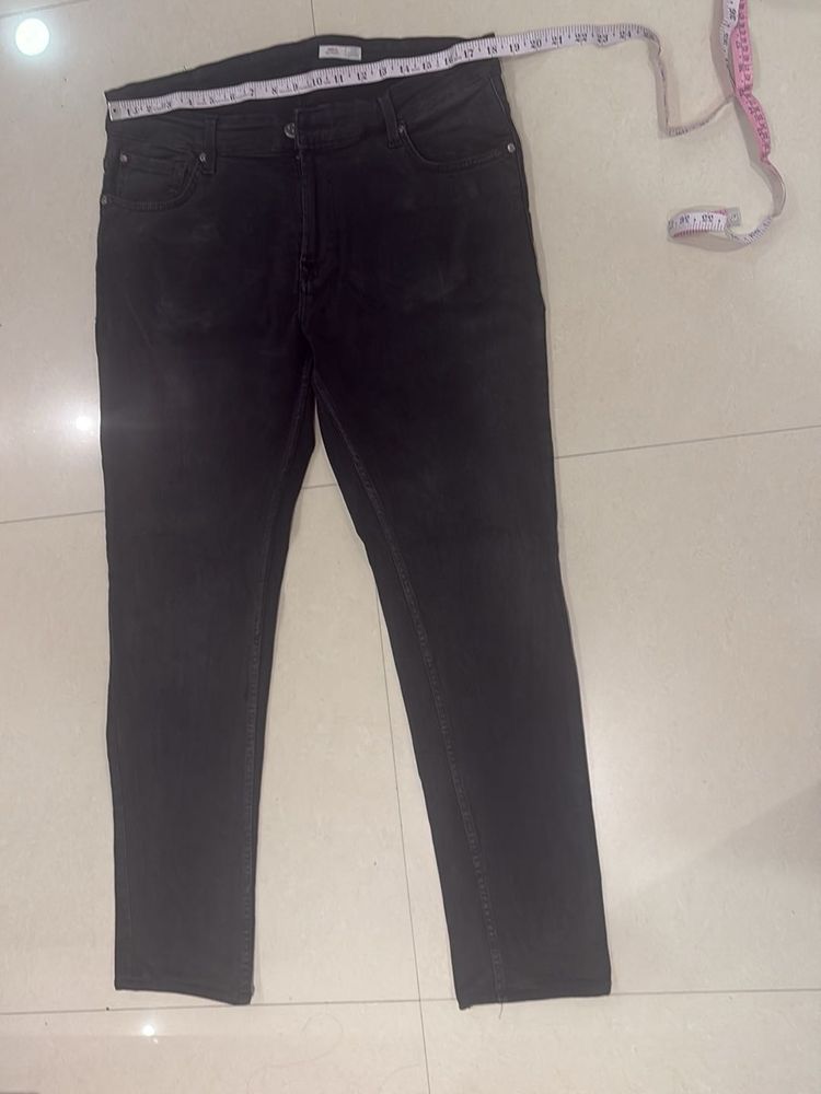 Spykar’s Black Wash Denim Jeans