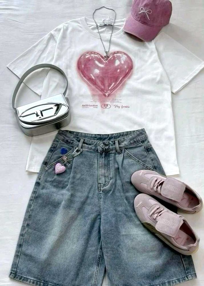 y2kshort knee denim jean