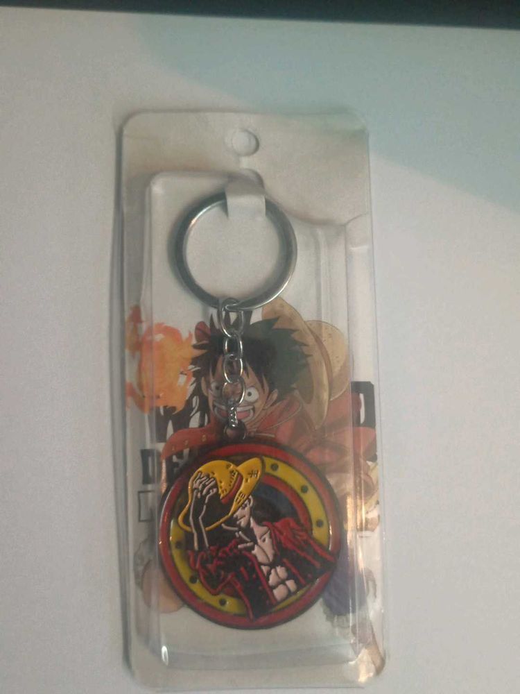 Luffy  rotating Metal Keychain