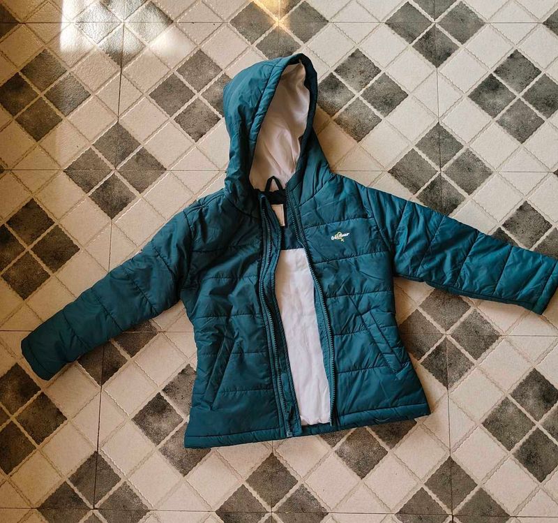 🎀Girls Stylish Teal Puffer Jacket