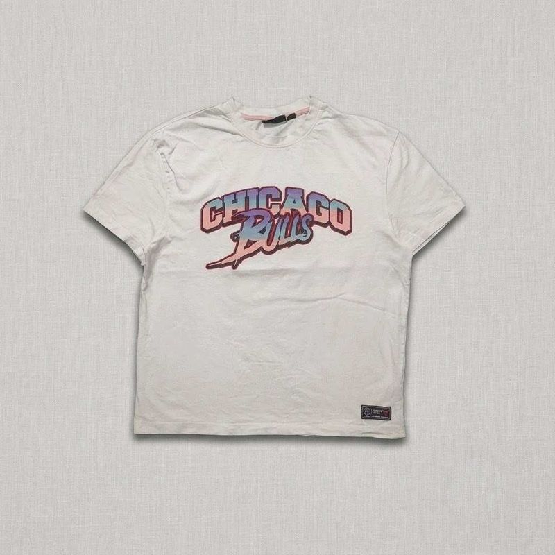 Primark x NBA 'Chicago Bulls' Back-Graphic T-Shirt