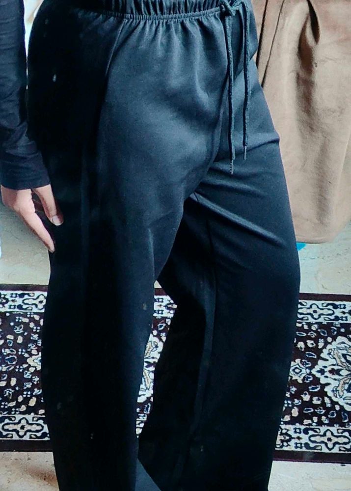 Black Drawstring Lounge Pants