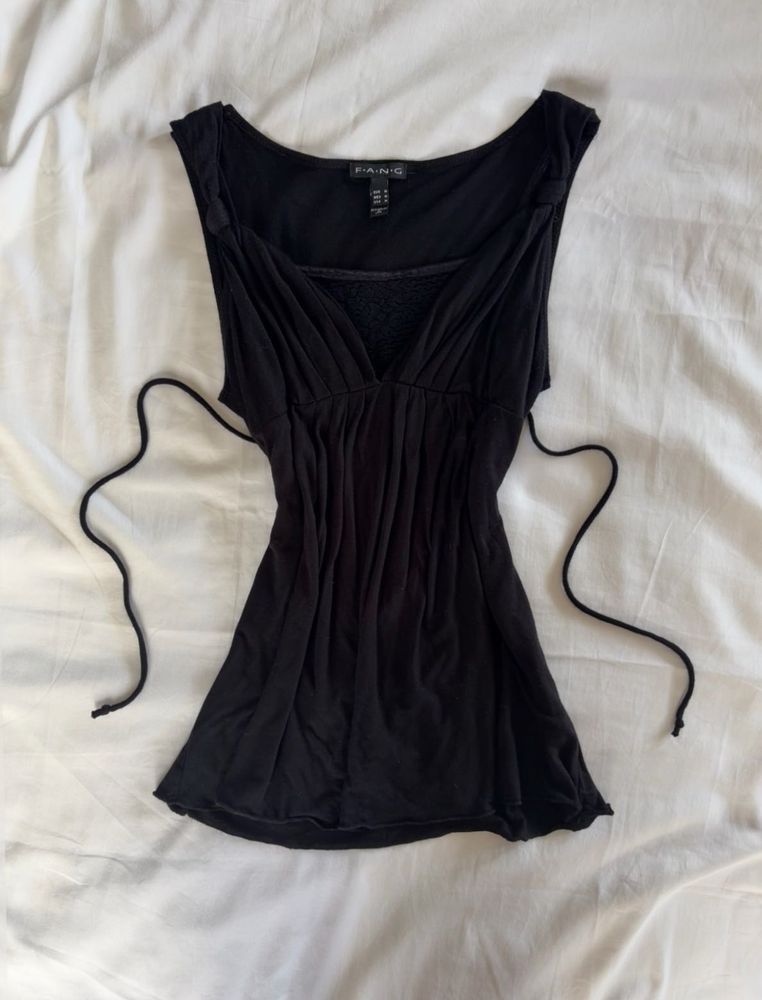 Black Cotton Top