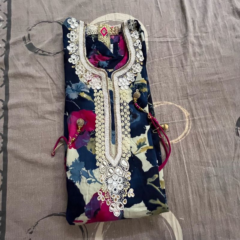 Elegant Floral Kurta