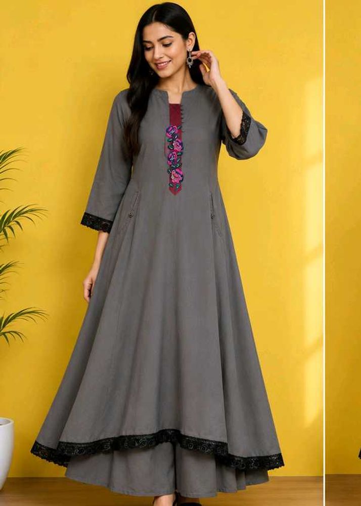 Elegant olive  only kurti
