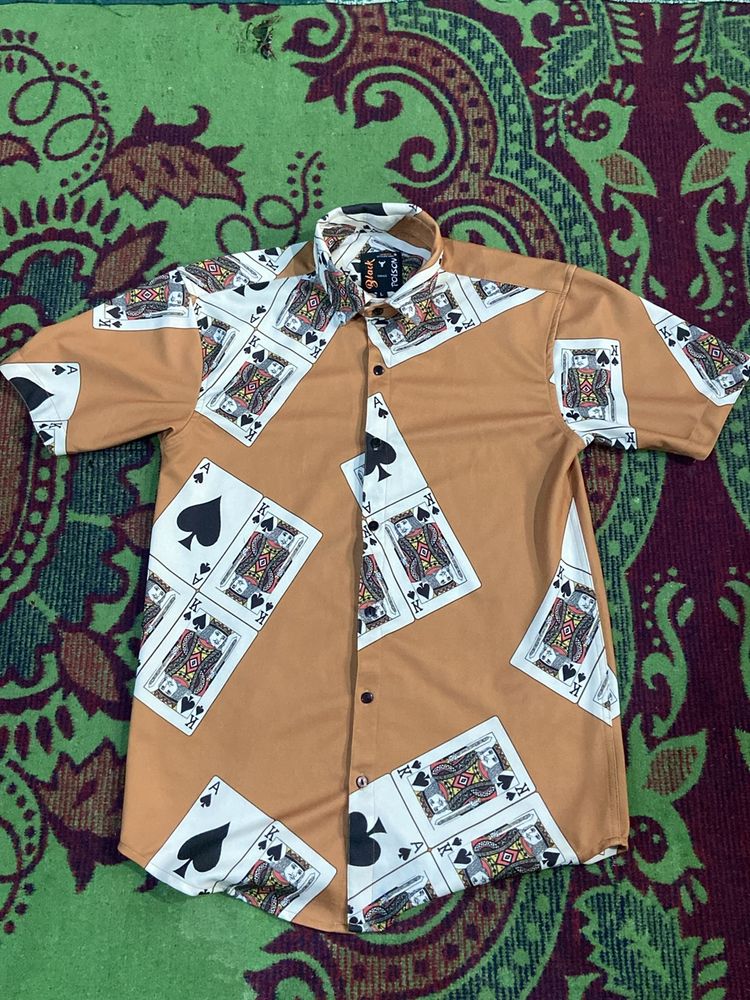 Authentic Designer Shirt ( Black Poison) Vintage