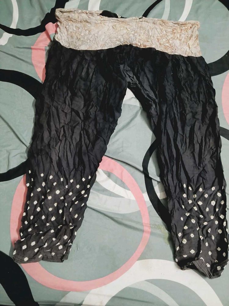Bohemian Style Tie-Dye Palazzo Pants