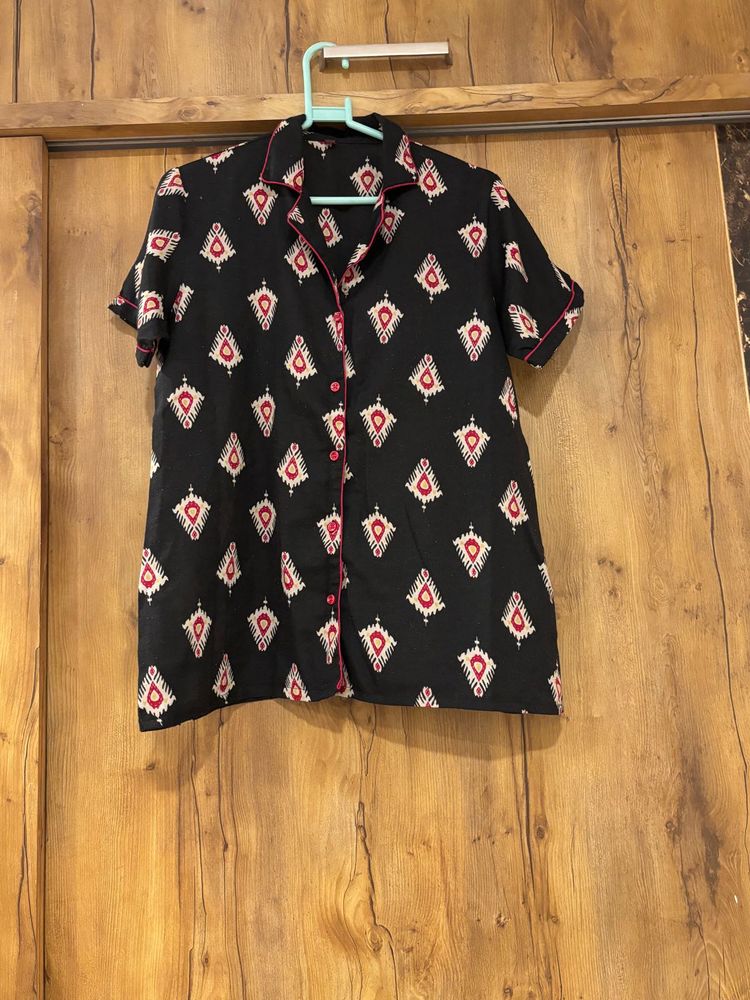 Cozy Printed Nightshirt