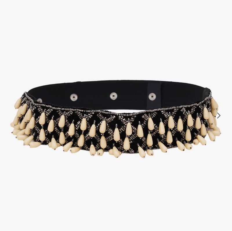 Beaded Embellished Statement Belt