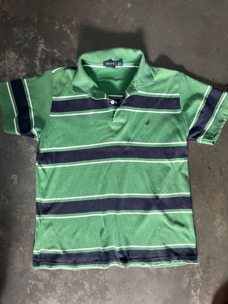 Nautica Striped Polo Shirt