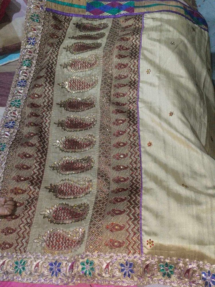 Elegant Embroidered Saree