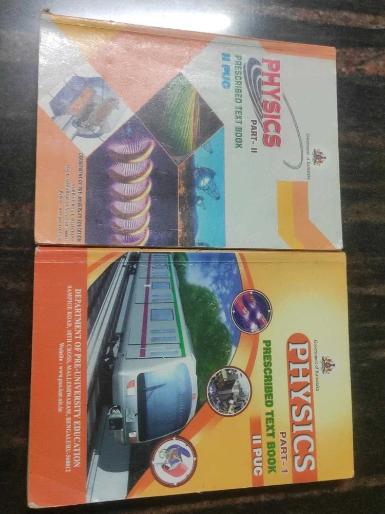 Physics Part I &amp; II PU Textbooks